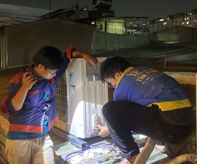 Sửa chữa máy lạnh, vệ sinh máy lạnh tại Long an - Khu Công Nghiệp Phúc Long